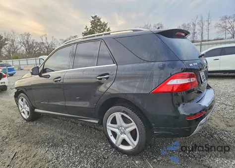 2014 Mercedes-Benz Ml 350 from USA, damaged, VIN 4JGDA5JB2EA391807